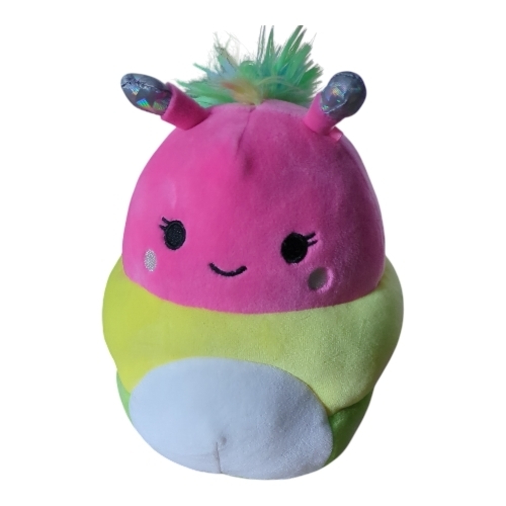 Squishmallow Cornelia the‎ Caterpillar Plush Rainbow 7"